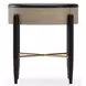 Madera Chocolate Koto Matte and Walnut 1 Drawer Accent Nightstand