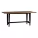 Austin Natural Mango and Black Rectangular Counter Height Dining Room Set