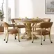 Rylie Natural 48" Round Game Top Dining Table