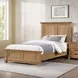 Sunstone Natural Full Panel Bed