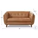 Sorella Cinnamon Leather 70" Loveseat