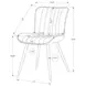 1131 Gray Upholstered Dining Chair Set of 2
