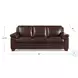 Ironvale Chestnut Leather 84" Sofa