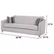 Elements Sand 94" Sofa