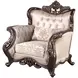 Constantine Beige Upholstered Arm Chair