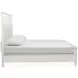 Whisperbay Sea Pearl and Driftwood California King Upholstered Panel Bed