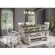 Drake Rustic White and French Oak Dining Bench
