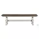Drake Rustic White and French Oak Dining Bench
