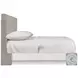 Foundations Linen and Light Shale Queen Upholstered Panel Bed