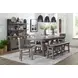 Lodge Siltstone Extendable Counter Height Dining Table