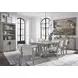 Braelyn Dorian Gray 114" Extendable Rectangular Dining Table
