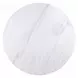 Gerardo White and Weathered Espresso 54" Round Marble Top Dining Table