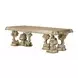 Seville Gold 106" Rectangular Dining Table