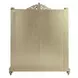 Vatican Champagne Silver 2 Door Curio Cabinet with LED