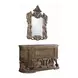 Constantine Brown and Gold 2 Door Server