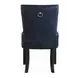 Varian II Dark Navy Upholstered Side Chair with Nailhead Trim