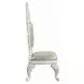 Vanaheim Antique White Glass Top Dining Room Set