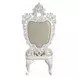 Vanaheim Antique White Glass Top Dining Room Set