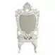 Vanaheim Antique White Glass Top Dining Room Set