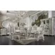 Vanaheim Antique White 4 Door Curio Cabinet with LED