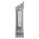 Valkyrie Antique Platinum 2 Door Curio Cabinet with LED