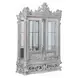Valkyrie Antique Platinum 2 Door Curio Cabinet with LED