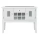 Elizaveta Gray and White 2 Door Server