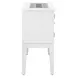 Elizaveta Gray and White 2 Door Server