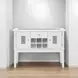 Elizaveta Gray and White 2 Door Server