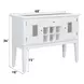 Elizaveta Gray and White 2 Door Server