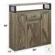 Abiram Rustic Oak Server