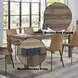Abiram Rustic Oak 71" Rectangular Dining Table
