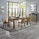 Abiram Rustic Oak 71" Rectangular Dining Table