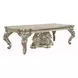 Danae Champagne and Gold Rectangular Dining Room Set