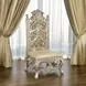 Danae Champagne Upholstered Side Chair with Nailhead Trim Set of 2