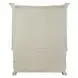 Danae Champagne and Gold 4 Door Curio Cabinet with LED