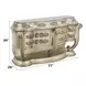 Danae Champagne and Gold 4 Drawer Server