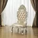 Sorina Gold Upholstered Side Chair with Nailhead Trim Set of 2