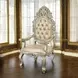 Sorina Gold Upholstered Arm Chair with Nailhead Trim Set of 2