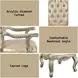 Sorina Gold Upholstered Arm Chair with Nailhead Trim Set of 2