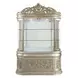 Sorina Antique Gold Rectangular Glass Top Dining Room Set