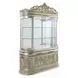 Sorina Antique Gold 6 Door Curio Cabinet with LED