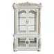 Vendome Antique Pearl 4 Door Curio Cabinet with LED