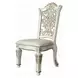 Vendome Antique Pearl 120" Extendable Rectangular Dining Room Set