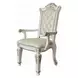 Vendome Antique Pearl 120" Extendable Rectangular Dining Room Set