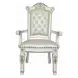 Vendome Antique Pearl 120" Extendable Rectangular Dining Room Set