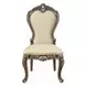 Latisha Beige Upholstered Side Chair with Nailhead Trim Set of 2
