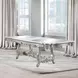 Bently Champagne 114" Extendable Dining Room Set