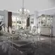 Bently Champagne 114" Extendable Dining Room Set