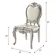 Bently Champagne Upholstered Side Chair with Nailhead Trim Set of 2